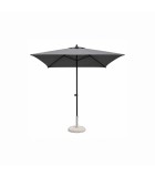 Square polyester / aluminum umbrella NICE - black - 2x2m Square polyester / aluminum umbrella NICE - black - 2x2m