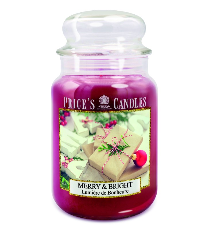 Scented Candle in Jar - Merry Bright - Large (630g) Scented Candle in Jar - Merry Bright - Large (630g)