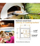 Outdoor Oven - Marinara - Gas/Wood - 105,5x98x196cm pizza ovens