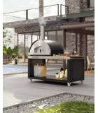 Wood Oven - Mangiafuoco - Charcoal - 98x105.5x113cm pizza ovens
