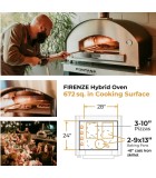 Wood Oven - Mangiafuoco - Charcoal - 98x105.5x113cm pizza ovens