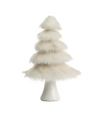 Decorative Tree - Furry - White - 30,5cm