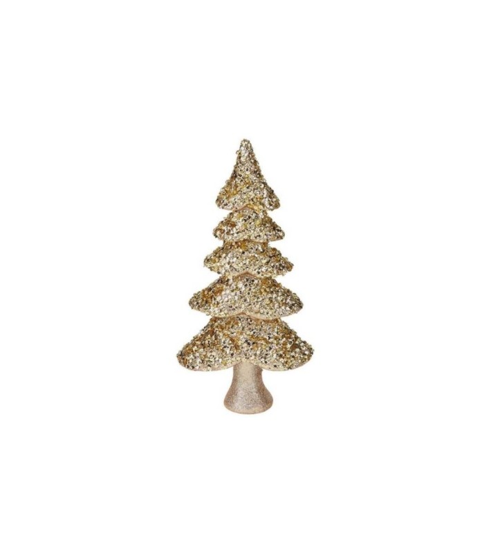Glitter Sequin Christmas Tree Decoration - Gold - 44,5Cm Glitter Sequin Christmas Tree Decoration - Gold - 44,5Cm