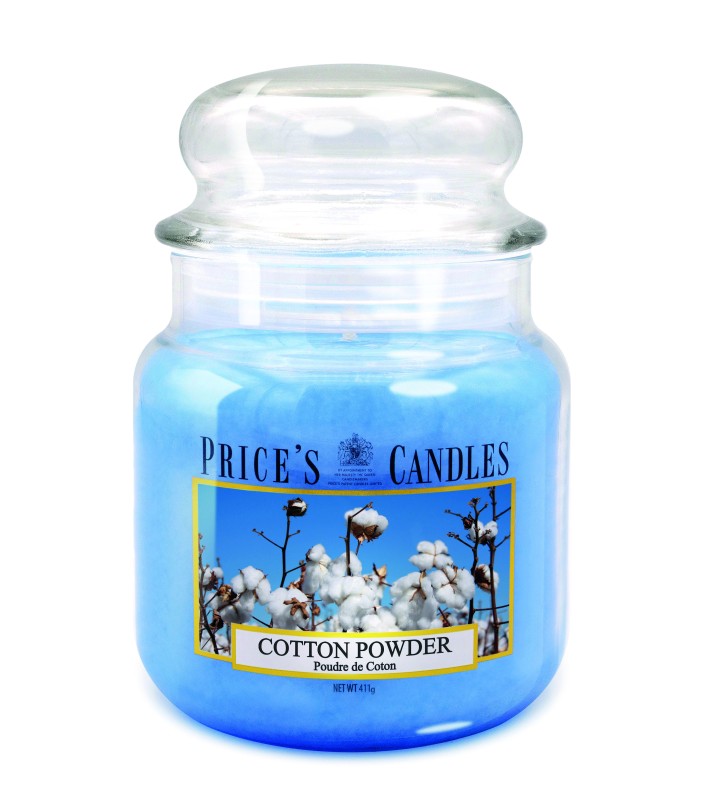 Scented Candle in Jar - Cotton Powder - Small (100g) Scented Candle in Jar - Cotton Powder - Small (100g)