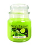 Scented Candle in Jar - Lime & Basil - Small (100g)