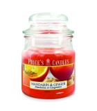 Scented Candle in Jar - Mandarin & Ginger - Medium (411g) Scented Candle in Jar - Mandarin & Ginger - Medium (411g)