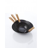 Wok Pont-Virgule - Carbon Steel with quantum 2 non-stick coating 36cm Wok Pont-Virgule - Carbon Steel with quantum 2 non-stick coating 36cm
