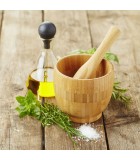 Pestle & Mortar  - Bamboo 12x10cm