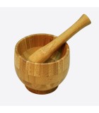 Pestle & Mortar  - Bamboo 12x10cm