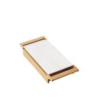 Food Warmer for 2 Candles  - Bamboo 44x18x6.5cm