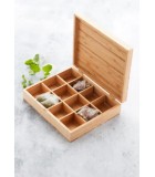Tea Box - Bamboo - Brown - 12 places