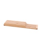 Knife Block for Drawer - Bamboo - 43 × 9.5 × H4 cm Knife Block for Drawer - Bamboo - 43 × 9.5 × H4 cm