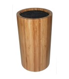Knife Block  - Round Bamboo 12x22m