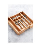 Expandable Cutlery Tray - Bamboo - 40.5 × 26.4–47 × H6.4 cm Expandable Cutlery Tray - Bamboo - 40.5 × 26.4–47 × H6.4 cm