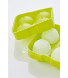 Mold for 4 Ice Balls  - Silione Green o6cm