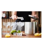 Double-Walled Ice Bucket 3L - Stainless Steel - Ø17.6 × H17.6 cm Double-Walled Ice Bucket 3L - Stainless Steel - Ø17.6 × H17.6 cm