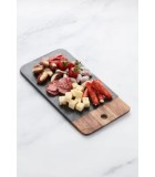 Serving Board - Acacia/Granite - Brown/Black - 24,2x14,3cm