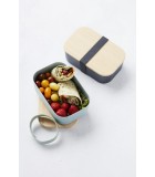 Lunch Box PLA - Cement Grey 19.8x12.5x6.3cm