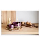 Matcha Set with Bamboo Whisk & Stoneware Accessories - Burgundy - 19 × 19 × H8 cm Matcha Set with Bamboo Whisk & Stoneware Accessories - Burgundy - 19 × 19 × H8 cm
