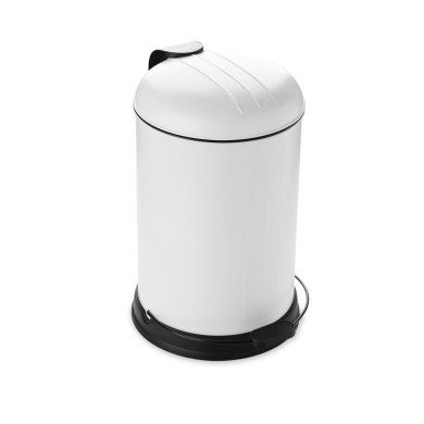 Pedal Bin Rixx with soft closing cover - Mat Off-White 12L