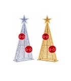 Three-dimensional luminous aluminum Triangle with star 5m*1.8*0.50m - 160W