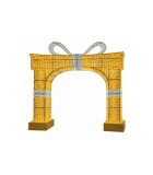 Gift 3D Box Arch Led - Gold/Warm White - 260X100X300Cm