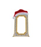 Santa Hat 3D Photo Frame Led - Red/White/Warm White - 160X250Cm Santa Hat 3D Photo Frame Led - Red/White/Warm White - 160X250Cm