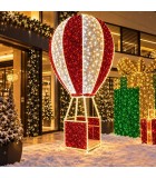 Giant 3D Hot Air Balloon Photo Spot Led - Red/White/Warm White - 160X160X300Cm Giant 3D Hot Air Balloon Photo Spot Led - Red/White/Warm White - 160X160X300Cm