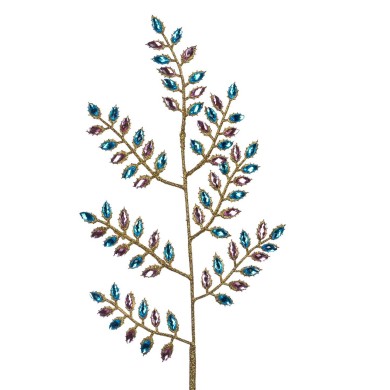 Decorative Branch - Jewel - Pink/Blue/Gold - 60cm Decorative Branch - Jewel - Pink/Blue/Gold - 60cm