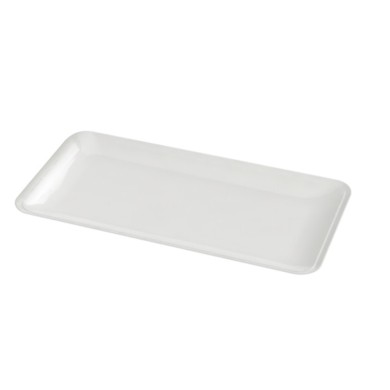 Serving Plate Edge - White 28x14cm Serving Plate Edge - White 28x14cm