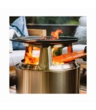 Plancha with Adapter Solo Stove for Bonfire - Stainless Steel & Cast Iron - Ø47.6 cm Plancha with Adapter Solo Stove for Bonfire - Stainless Steel & Cast Iron - Ø47.6 cm