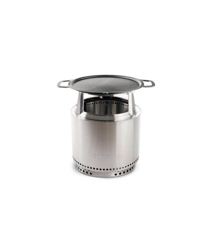 Plancha with Adapter Solo Stove for Bonfire - Stainless Steel & Cast Iron - Ø47.6 cm Plancha with Adapter Solo Stove for Bonfire - Stainless Steel & Cast Iron - Ø47.6 cm