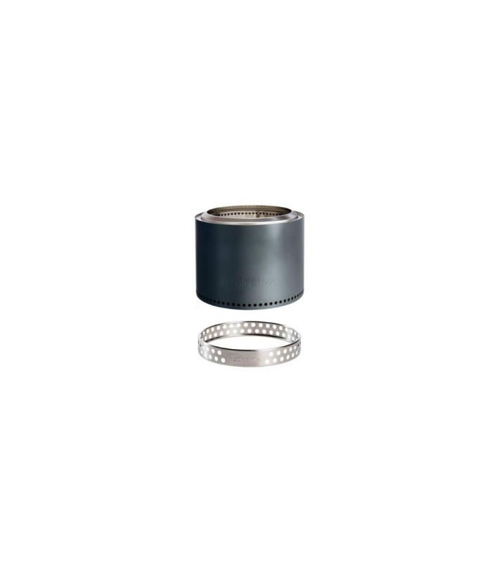 Fire Pit Solo Stove Bonfire with Stand - Stainless Steel - Gunmetal Metallic - Ø49.5 cm Fire Pit Solo Stove Bonfire with Stand - Stainless Steel - Gunmetal Metallic - Ø49.5 cm