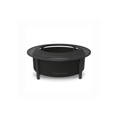 Fire Pit Surround Solo Stove L for Yukon - SPCC Steel - Black - Ø133.3 cm Fire Pit Surround Solo Stove L for Yukon - SPCC Steel - Black - Ø133.3 cm