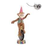 Decorative Monkey on unicycle - Circus - Multicolor - 57cm Decorative Monkey on unicycle - Circus - Multicolor - 57cm