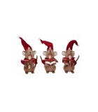 Τραγουδιστο Ποντικακι Xmas Carol (3 Σχ.) - Καφε/Κοκκινο - 33Εκ. Τραγουδιστο Ποντικακι Xmas Carol (3 Σχ.) - Καφε/Κοκκινο - 33Εκ.