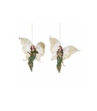 Fairy Butterfly Angel Ornament (2 Assorted) - Green - 18,5Cm Fairy Butterfly Angel Ornament (2 Assorted) - Green - 18,5Cm