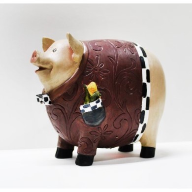 Decorative Pig & Cow Assorted - Bordeux
