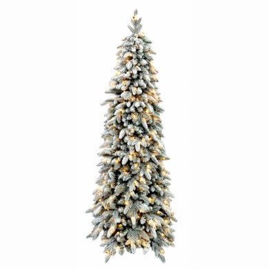 Christmas tree with snow LUMI with lights - Slim Christmas tree with snow LUMI with lights - Slim