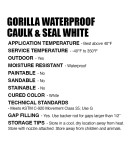 Gorilla Sealant Glue - Clear