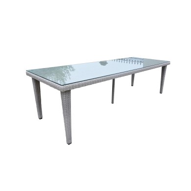 Outdoor Table - Barco - Rattan - Grey