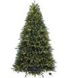Christmas Tree with Lights - Bogota - Smart Adapter - Green pre-lit trees