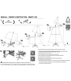 Christmas Tree with Lights - Flock Deluxe - Smart  Adapter - White pre-lit trees