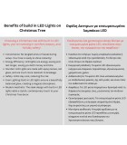 Christmas Tree with Lights - Flock Deluxe - Smart  Adapter - White pre-lit trees