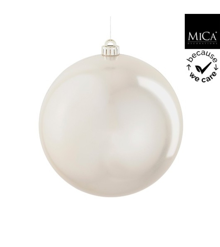 Ornament Ball - Pearl - White Pearl Christmas Wreaths & Swags Ornament Ball - Pearl - White Pearl Christmas Wreaths & Swags