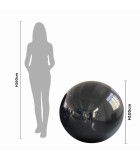 Inflatable Ornament Ball - Mirror - Black