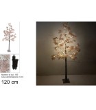 Pre-lit Snow Tree - Fairy - Warm White/Brown Branch