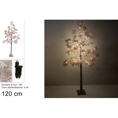 Pre-lit Snow Tree - Fairy - Warm White/Brown Branch Pre-lit Snow Tree - Fairy - Warm White/Brown Branch