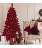 Christmas Tree Red Artificial Christmas Tree Red Artificial