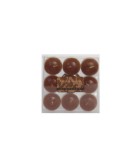 Tealights Set - Mocca - Brown - 9pcs